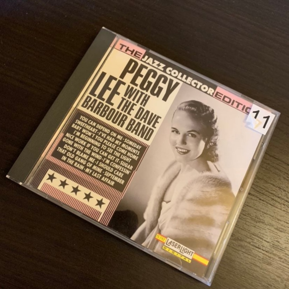 Peggy Lee with the Dave Barbour band cd